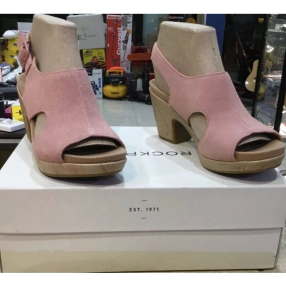 Rockport Shoes - Rockport Vivianne Heeled Sandals Cutout SL Womens, Size 5 - NEW